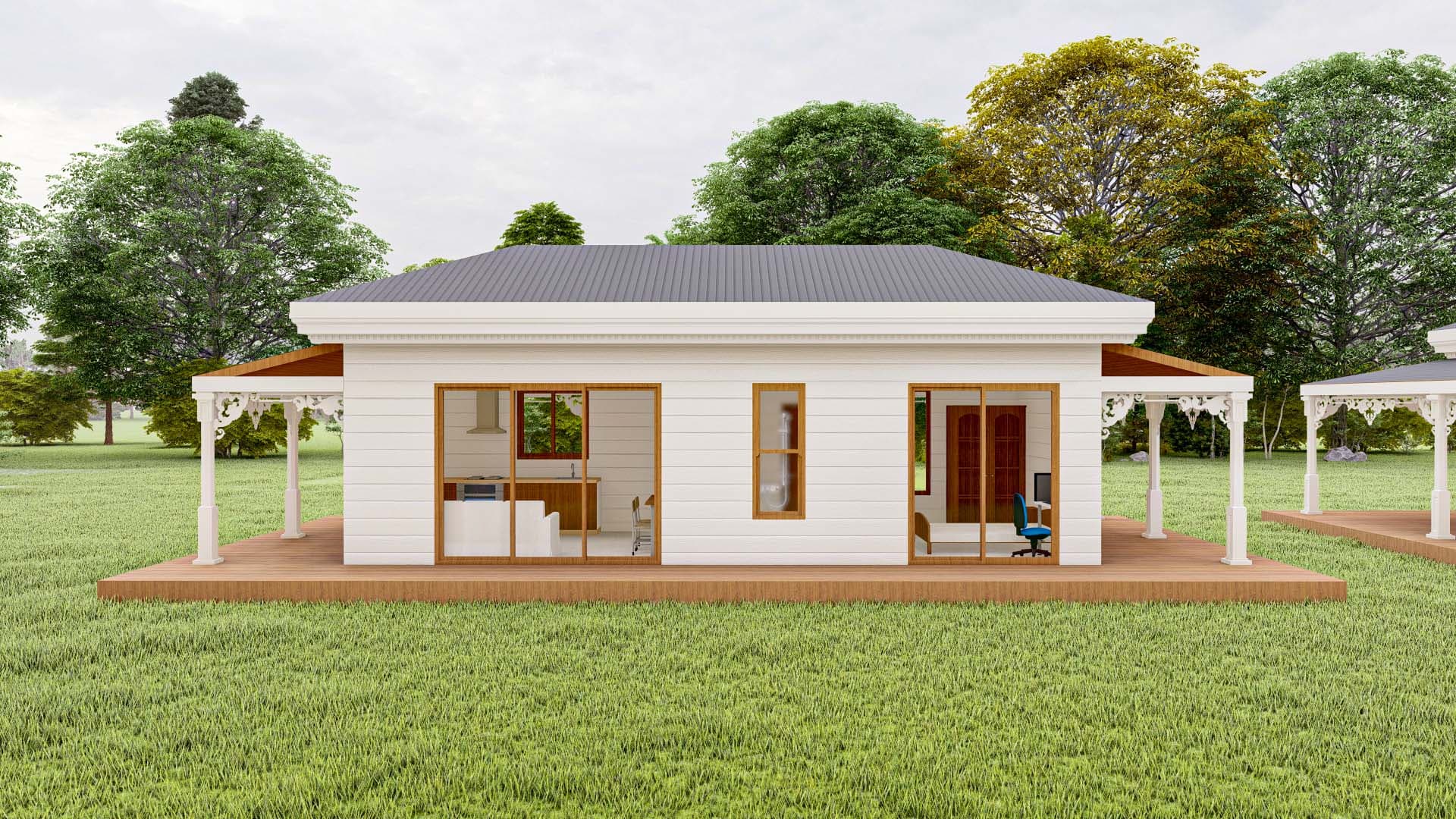 Heritage Verandah — cottage-style small home with verandah and traditional roofline.